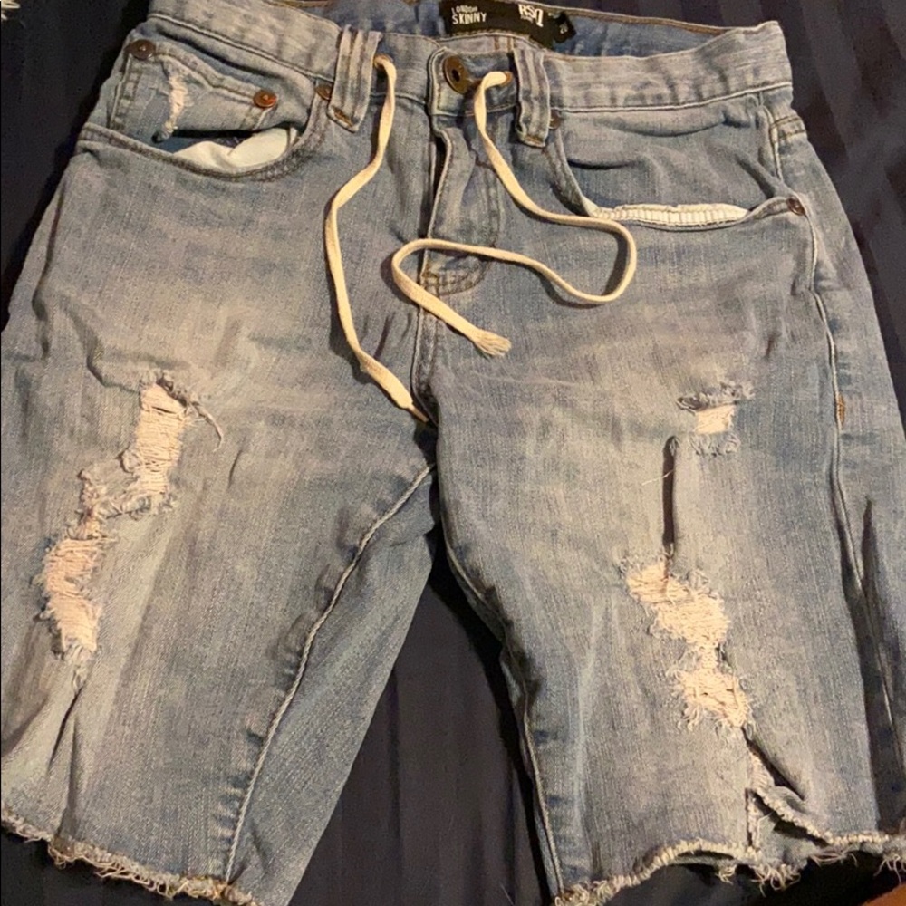 rsq skinny jean shorts